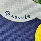 Hermes Carre 90 Scarf Silk Aube Libre Comme L'ange New Dawn Like an Angel Blue — view 8