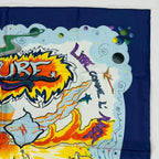 Hermes Carre 90 Scarf Silk Aube Libre Comme L'ange New Dawn Like an Angel Blue — view 5
