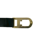 Dior CD Logo Leather Belt Black — view 4