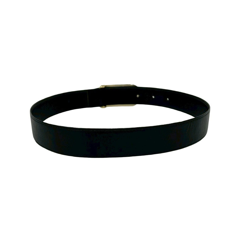 Dior CD Logo Leather Belt Black — view 5