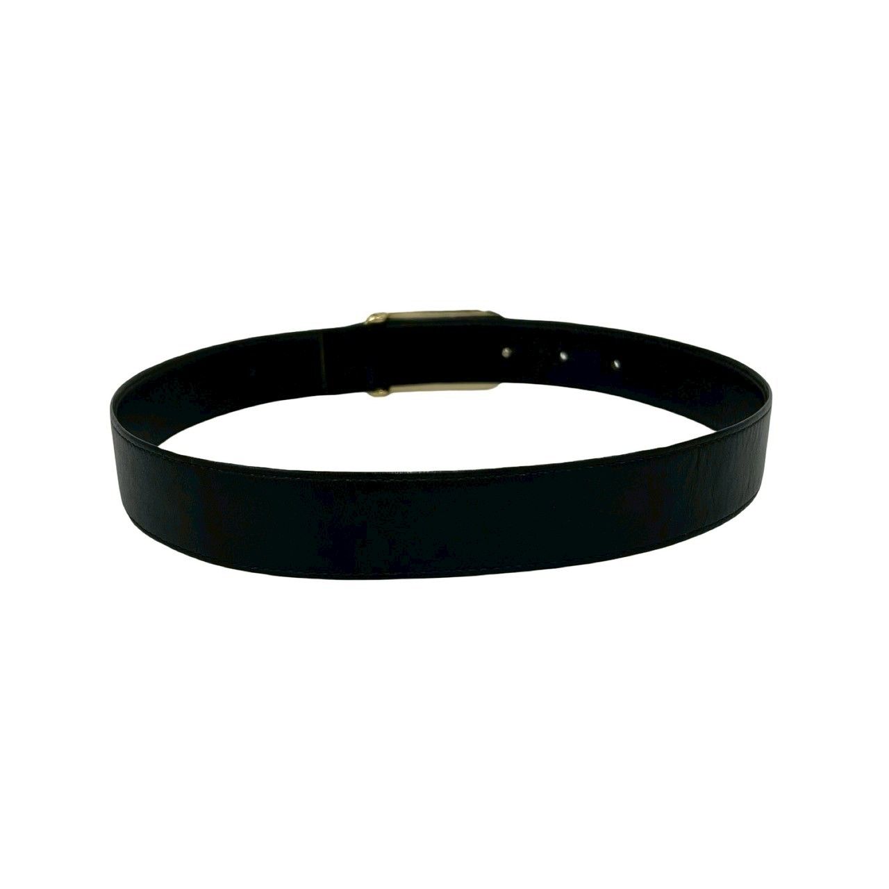 Dior CD Logo Leather Belt Black — view 5