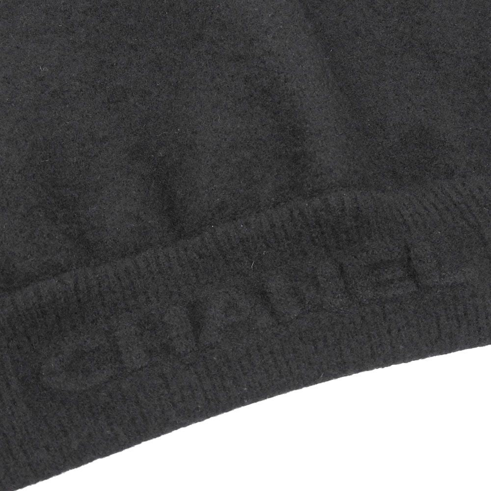 Chanel Coco Button Silk Cashmere Knit Cardigan Black — view 6