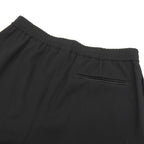 Hermes Wool Drawstring Side Line Pants Jogger Tapered Black — view 4