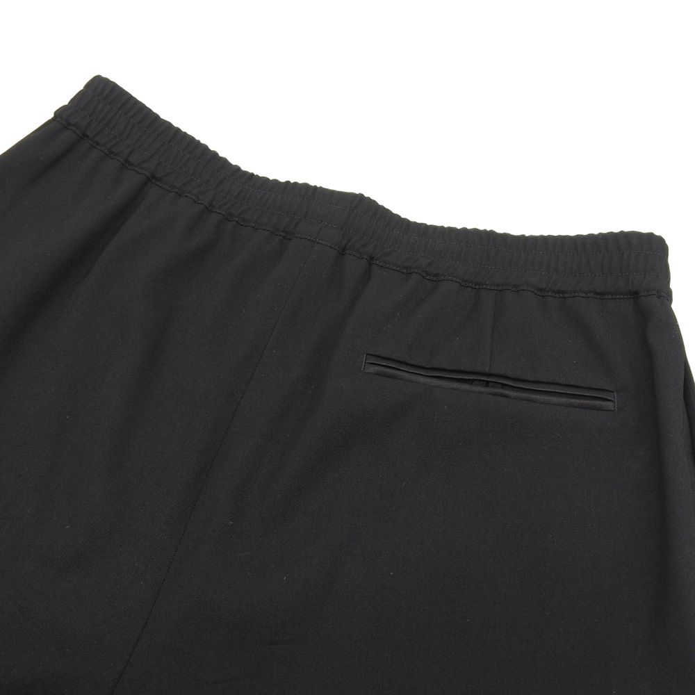 Hermes Wool Drawstring Side Line Pants Jogger Tapered Black — view 4