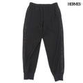 Hermes Wool Drawstring Side Line Pants Jogger Tapered Black