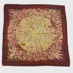 Hermes Carre 90 la Prairie Grassland Scarf Silk 100%