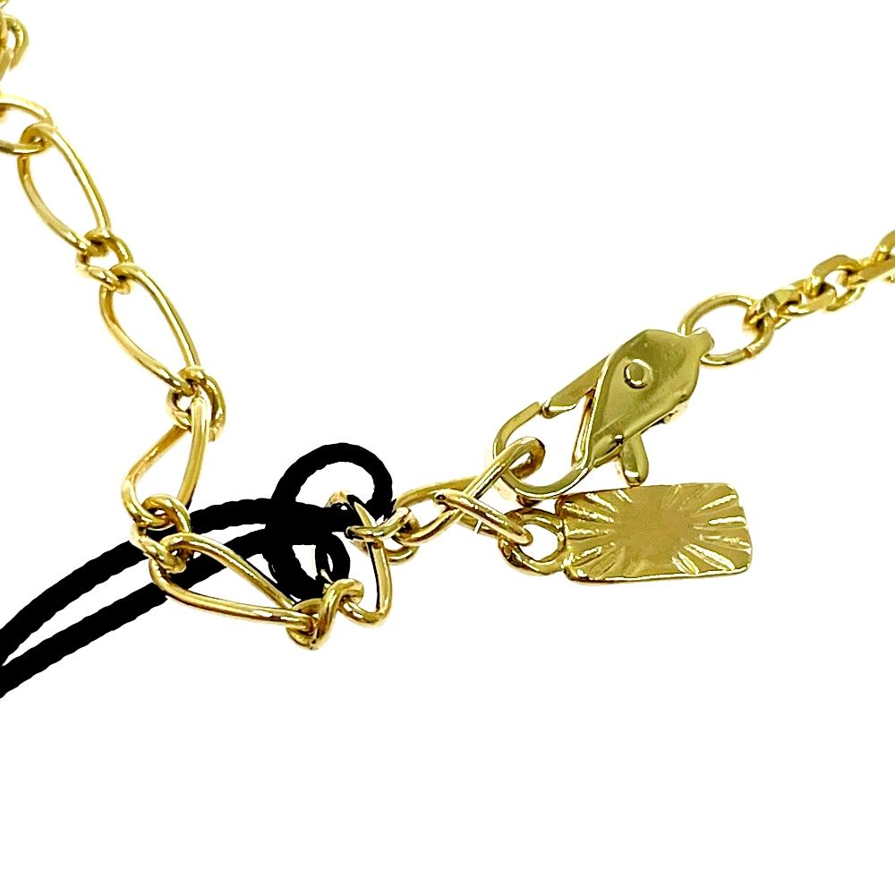 Saint Laurent Logo Necklace Gold — view 6