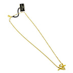 Saint Laurent Logo Necklace Gold — view 3