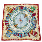 Hermes Carre 90 Prieres AU Vent Prayer in the Wind Silk Scarf