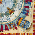 Hermes Carre 90 Prieres AU Vent Prayer in the Wind Silk Scarf — view 3