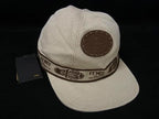 Fendi Selleria Linen Cotton Baseball Cap Hat M Beige Brown