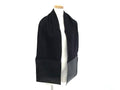 Loewe Kashgola Leather Scarf Shawl Black
