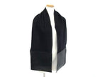 Loewe Kashgola Leather Scarf Shawl Black