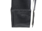 Loewe Kashgola Leather Scarf Shawl Black — view 2
