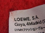 Loewe Anagram 50% Mohair 48% Wool Fringe Scarf Multicolor — view 4