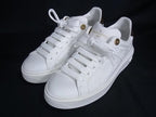 Louis Vuitton Monogram Time Out Line Sneakers 35 Shoes Off White