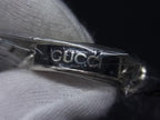 Gucci Unopened Golmet Chain Silver Ring — view 3