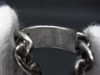 Gucci Golmet Chain Ring Silver Green — view 4