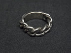 Gucci Golmet Chain Ring Silver Black — view 2