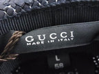 Gucci Straw Folded Hat L Navy — view 5