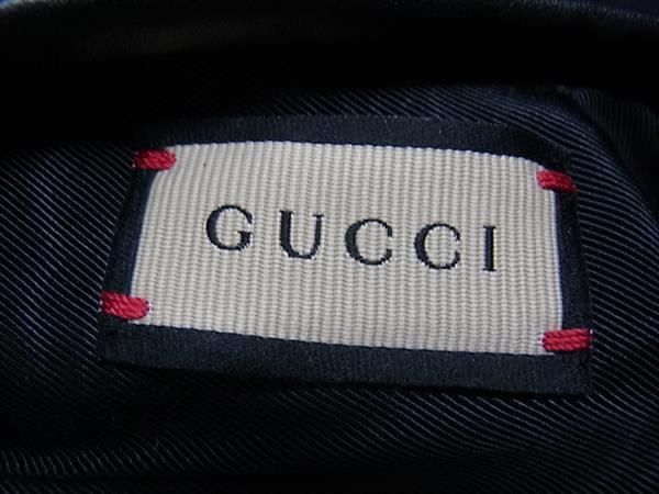 Gucci GG Marmont Wool Nylon Beret M 57 Orange — view 5