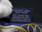 Hermes Lift Profile Twill Silk 100% Ribbon Scarf Navy — view 5