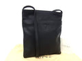 Loewe Anagram Leather Crossbody Shoulder Bag Pochette Black