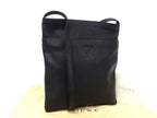 Loewe Anagram Leather Crossbody Shoulder Bag Pochette Black