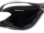 Loewe Anagram Leather Crossbody Shoulder Bag Pochette Black — view 5