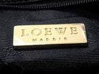 Loewe Anagram Leather Crossbody Shoulder Bag Pochette Black — view 6