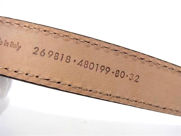 Gucci GG Marmont Leather Gold 80 32 Black Belt — view 4