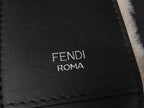 Fendi Zucca Pattern Strap Thread Shoulder Pad for Bags Ivory — view 3