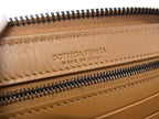 Bottega Veneta Intrecciato Leather Zip Around Wallet Brown — view 5