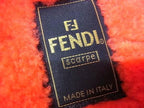 Fendi Shearling 37 Shoes Orange — view 5
