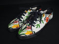 Gucci Flora Canvas Leather 35 Shoes Ivory