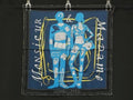 Hermes Monsieur Et Madame & Carre 70 Silk Scarf Shawl Navy