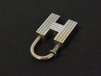 Hermes Logo First Step of the New Century Limited Cadena Padlock Charm Silver — view 2