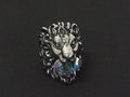 Gucci Lion Head Silver Ring