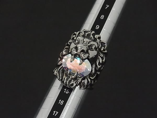 Gucci Lion Head Silver Ring — view 3