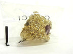 Gucci Unopened Lion Head S Gold Ring — view 2