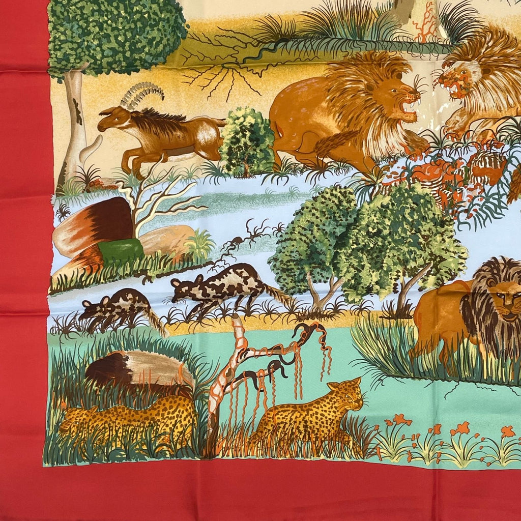 Hermes Carre 90 Nuba Mountain Scarf Silk 100% — view 4