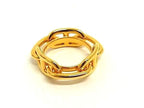 Hermes Chaine D'ancre Lucade Legato Scarf Ring Closure Gold — view 2