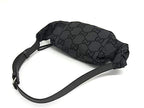 Gucci GG Pattern Nylon Canvas Crossbody Belt Bag Waist Pouch Gray — view 3