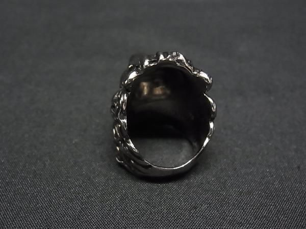 Gucci Lion Head Silver Aurora Ring — view 2