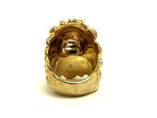 Gucci Lion Head Shishi S Gold Red Ring — view 2