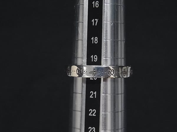 Gucci GG & Bee Silver Ring — view 3