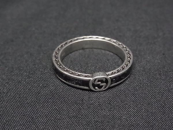 Gucci Interlocking Black Ring