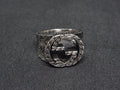 Gucci Interlocking Arabesque Silver Ring