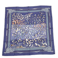 Hermes Carre 90 Libres Comme L'air the Sky Is Silk Scarf Blue