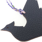 Hermes Petit Charm Phoenix Bag Key Holder Purple Navy — view 3